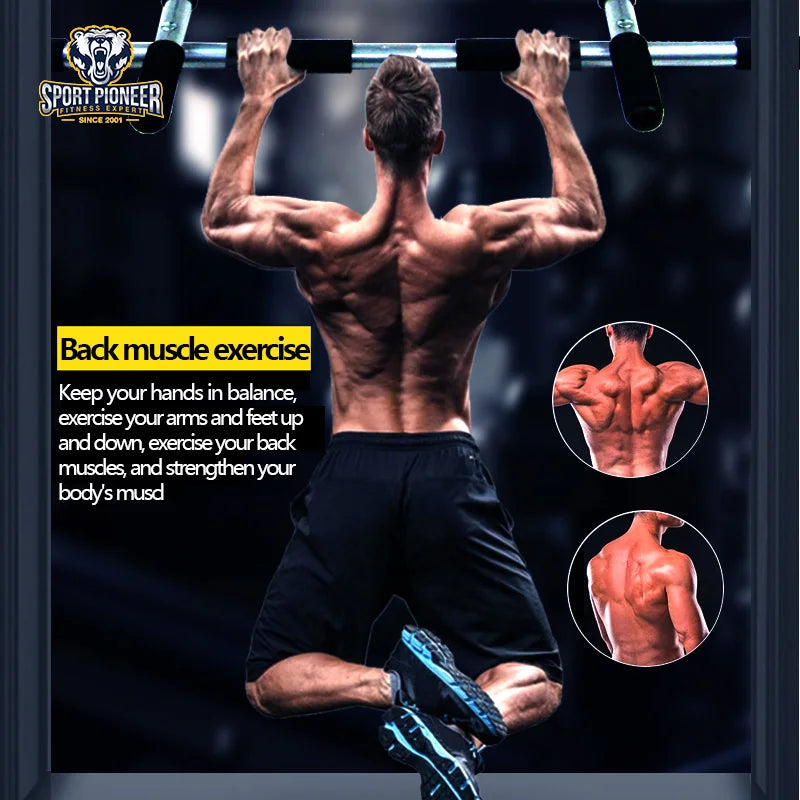Adjustable Chin Up Bar Exercise Home Workout Gym Training Door Frame Horizontal