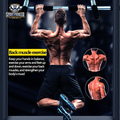 Adjustable Chin Up Bar Exercise Home Workout Gym Training Door Frame Horizontal