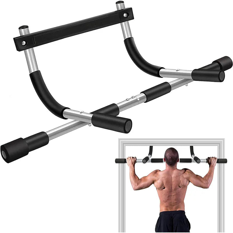 Adjustable Chin Up Bar Exercise Home Workout Gym Training Door Frame Horizontal